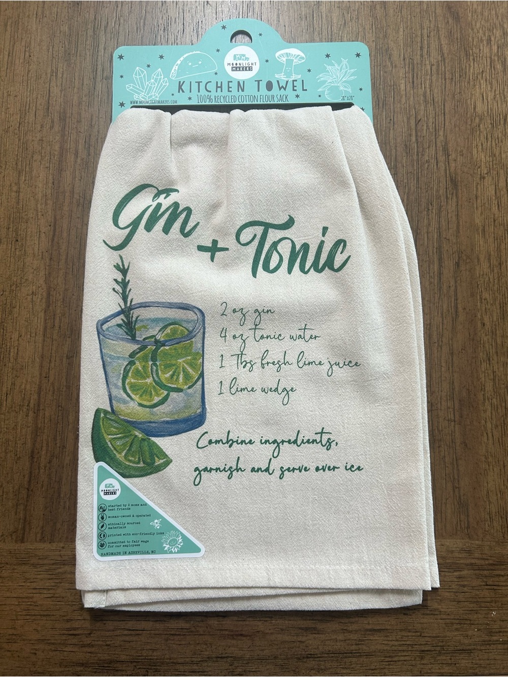 NEW Gin & Tonic Kitchen Towel